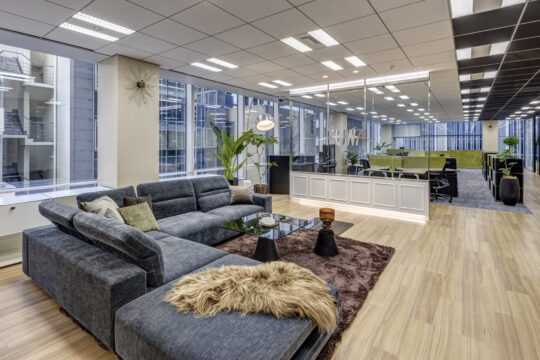 開放感のあるオープンオフィス